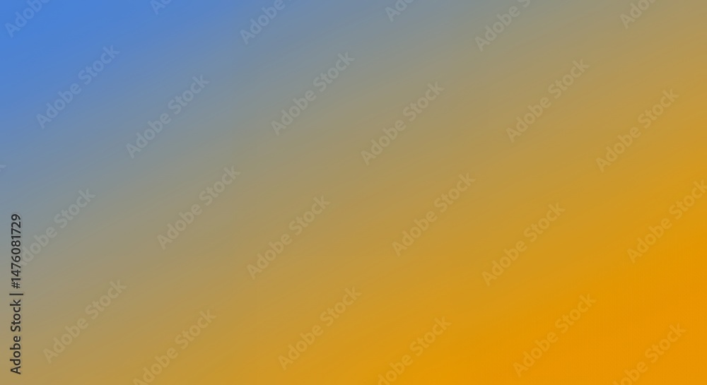 Fototapeta premium Gradient background blue orange