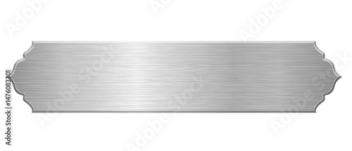 SilverCrest Panel, BrushedEdge Plaque, NobleFrame Sign, PrestigeMark Design