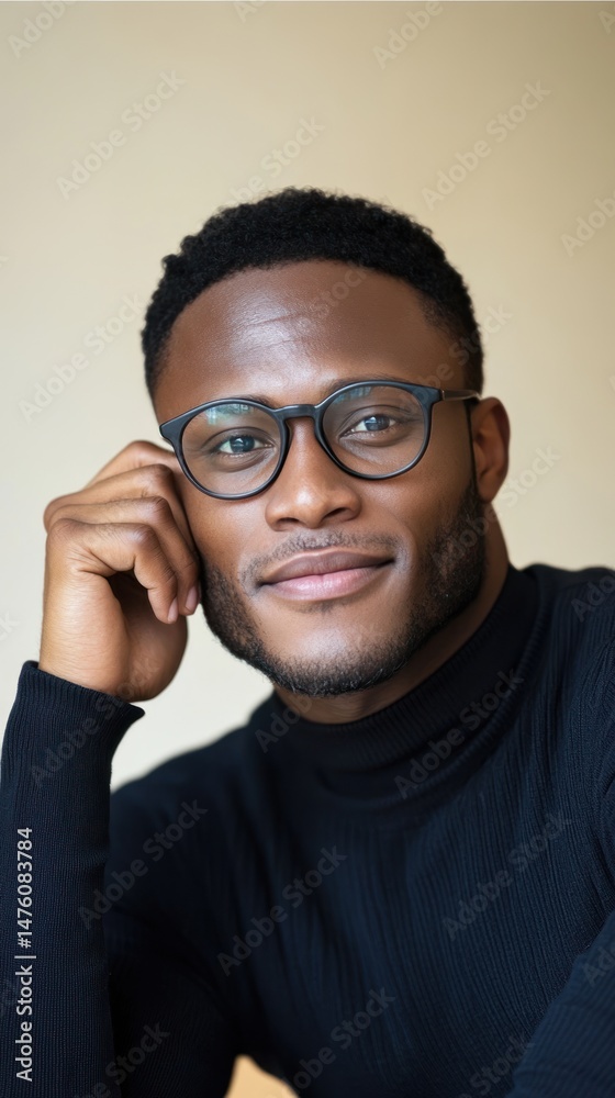 Obraz premium Portrait of a man with a relaxed expression