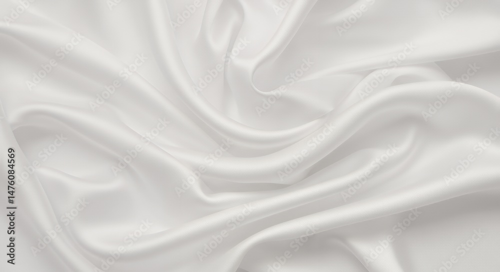 Obraz premium White Satin Fabric Backdrop
