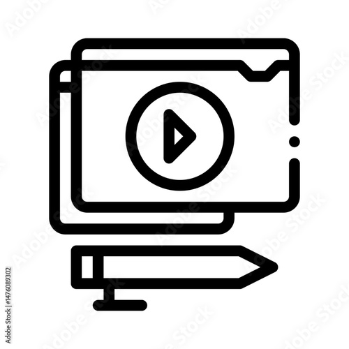 SEO line icon