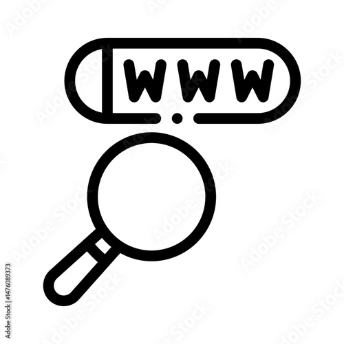 SEO line icon