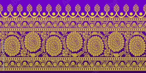 beautiful graphic saree design and this sari design is in Indian style which is for textile fashion industry and it can be used as wallpaper backdrop and website bg this style is originated in india 