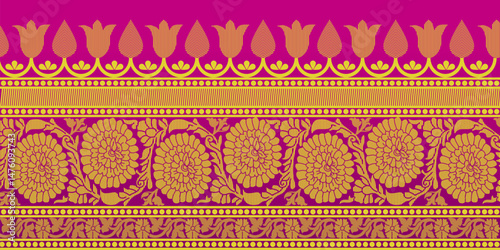 beautiful graphic saree design and this sari design is in Indian style which is for textile fashion industry and it can be used as wallpaper backdrop and website bg this style is originated in india 