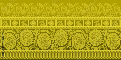 beautiful graphic saree design and this sari design is in Indian style which is for textile fashion industry and it can be used as wallpaper backdrop and website bg this style is originated in india 