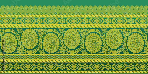 beautiful graphic saree design and this sari design is in Indian style which is for textile fashion industry and it can be used as wallpaper backdrop and website bg this style is originated in india 