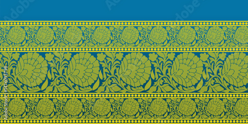 beautiful graphic saree design and this sari design is in Indian style which is for textile fashion industry and it can be used as wallpaper backdrop and website bg this style is originated in india 