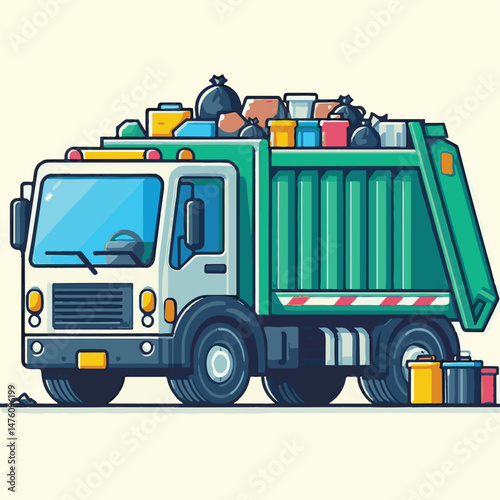 garbage, truck, trash, waste, recycling, service, recycle, rubbish, vehicle, transport, junk, environment, collection, container, clean, transportation, dump, garbage truck, disposal, urban, refuse, c