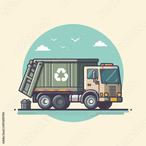 garbage, truck, trash, waste, recycling, service, recycle, rubbish, vehicle, transport, junk, environment, collection, container, clean, transportation, dump, garbage truck, disposal, urban, refuse, c