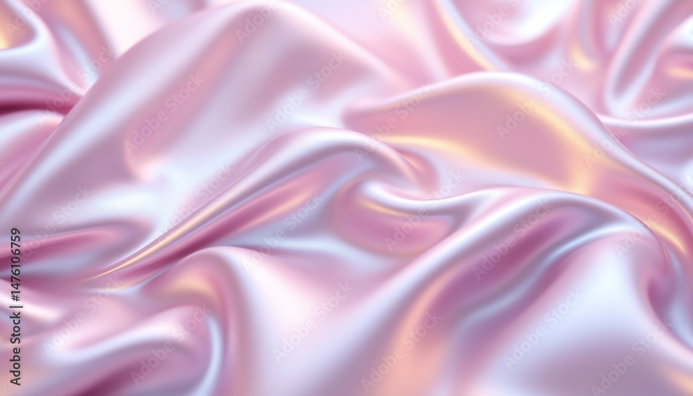 Obraz premium Soft pink satin fabric texture background.
