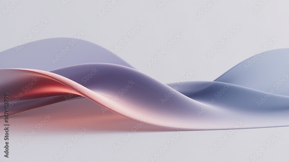 Obraz premium Light Waves And Curves Background