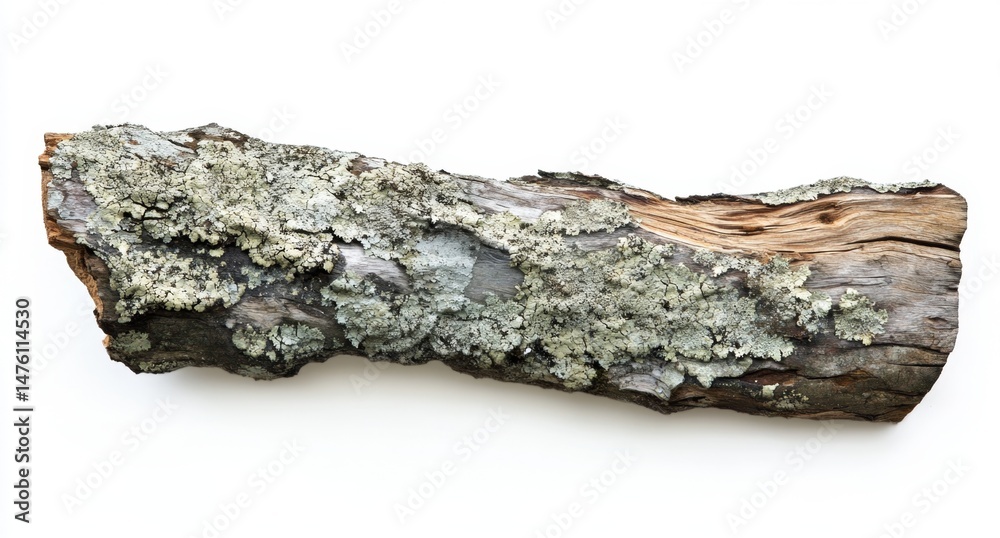 Aged, weathered log section Aged, weathered log section