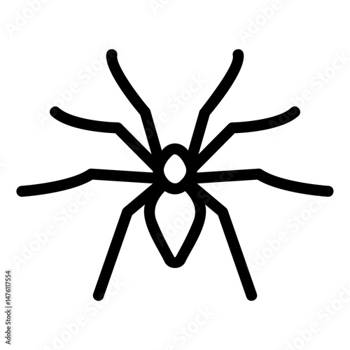 spider Line Icon