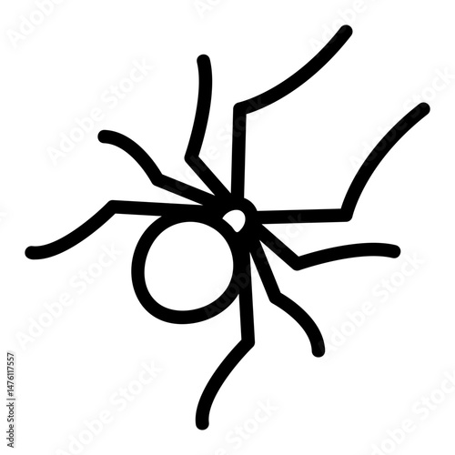 spider Line Icon