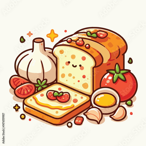 bread, garlic, food, baked, snack, tasty, crunchy, crusty, toasted, delicious, background, white, parsley, meal, baguette, fresh, homemade, cut, appetizer, herb, crispy, isolated, breakfast, cooking, 
