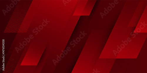 Modern abstract dark red gradient illustration background with 3d look and simple pattern. cool design and luxury. vector illustration