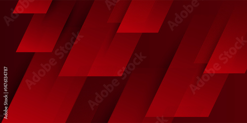 Modern abstract dark red gradient illustration background with 3d look and simple pattern. cool design and luxury. vector illustration