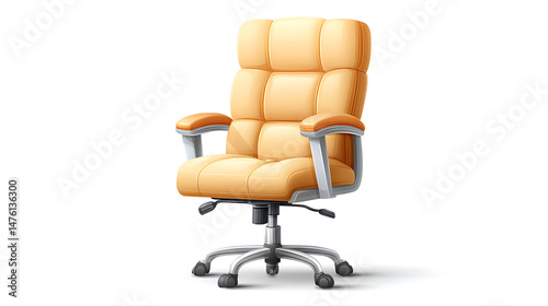 Office chair design showcase modern workspace furniture indoor setting side view ergonomic comfort concept