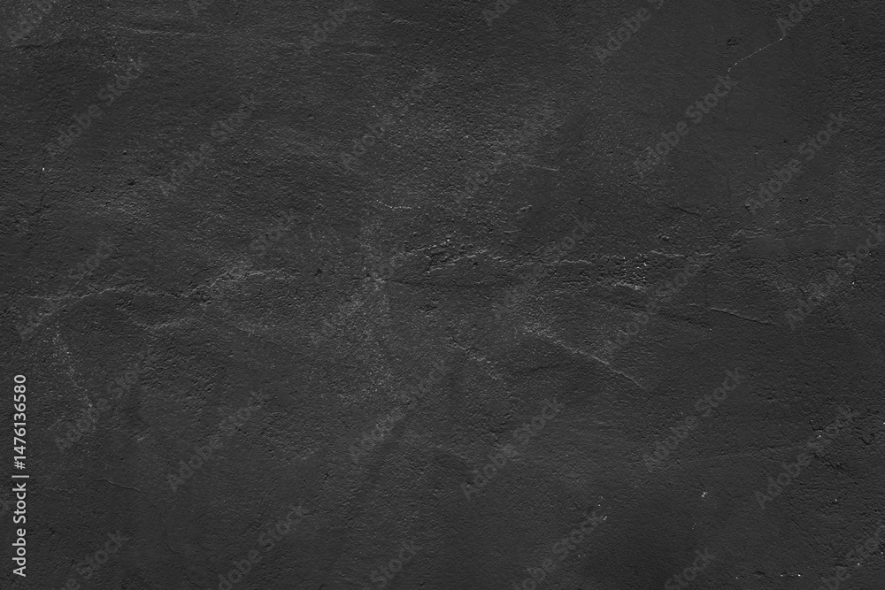 Naklejka premium Black wall background and rough texture and surface