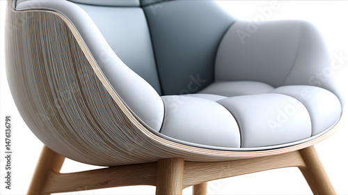 Modern armchair design living room furniture image stylish environment close-up contemporary comfort