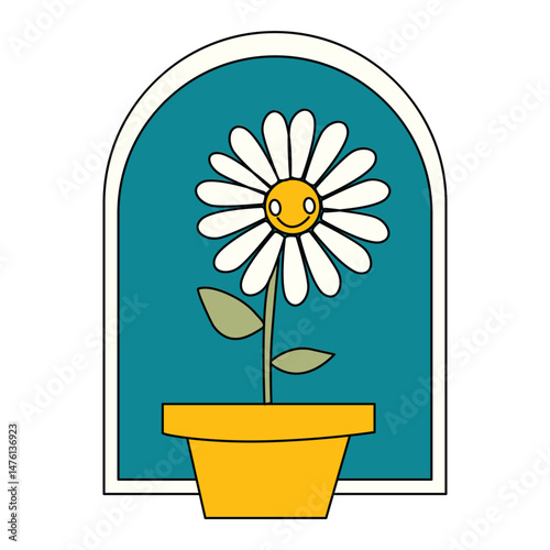 Psychedelic Retro Hippie Aesthetic Elements. Psychedelic vibes with bold colors and trippy shapes: smiling flowers, third eyes, mushrooms, and planets.