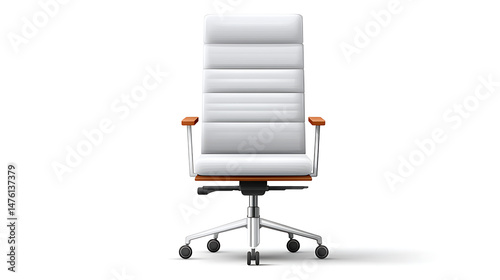 Modern office chair design workplace furniture image professional environment front view comfort and style