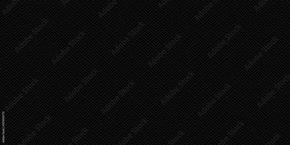 Overlapping create retro line pattern design. Abstract overlapping black Pattern wave lines fabric square line background. seamless fabric geomatics