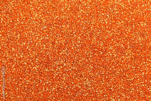 Orange Glitter Texture Christmas Background Sparkling with Festive Warmth and Seasonal Cheer
