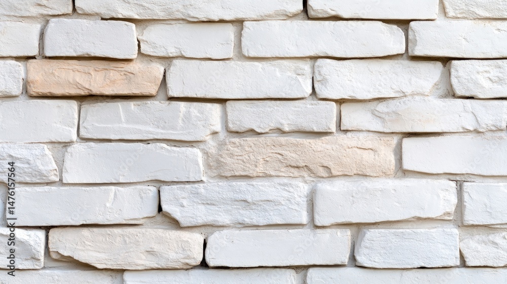 Fototapeta premium White brick wall texture