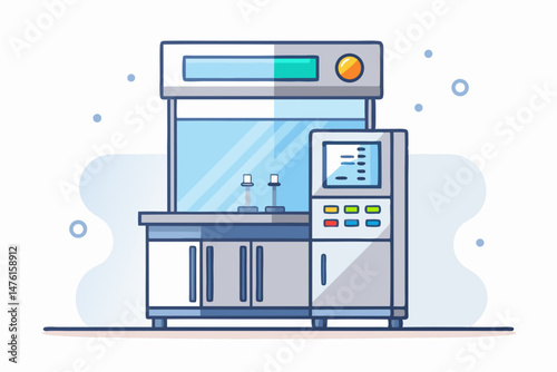 laminar flow cabinet with hepa icon