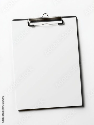 Obraz na płótnie Blank White A4 Paper Mockup on White Background w salonie