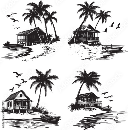 Summer Svg, Palm Tree Svg, Tropic Svg