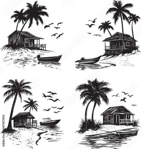 Summer Svg, Palm Tree Svg, Tropic Svg