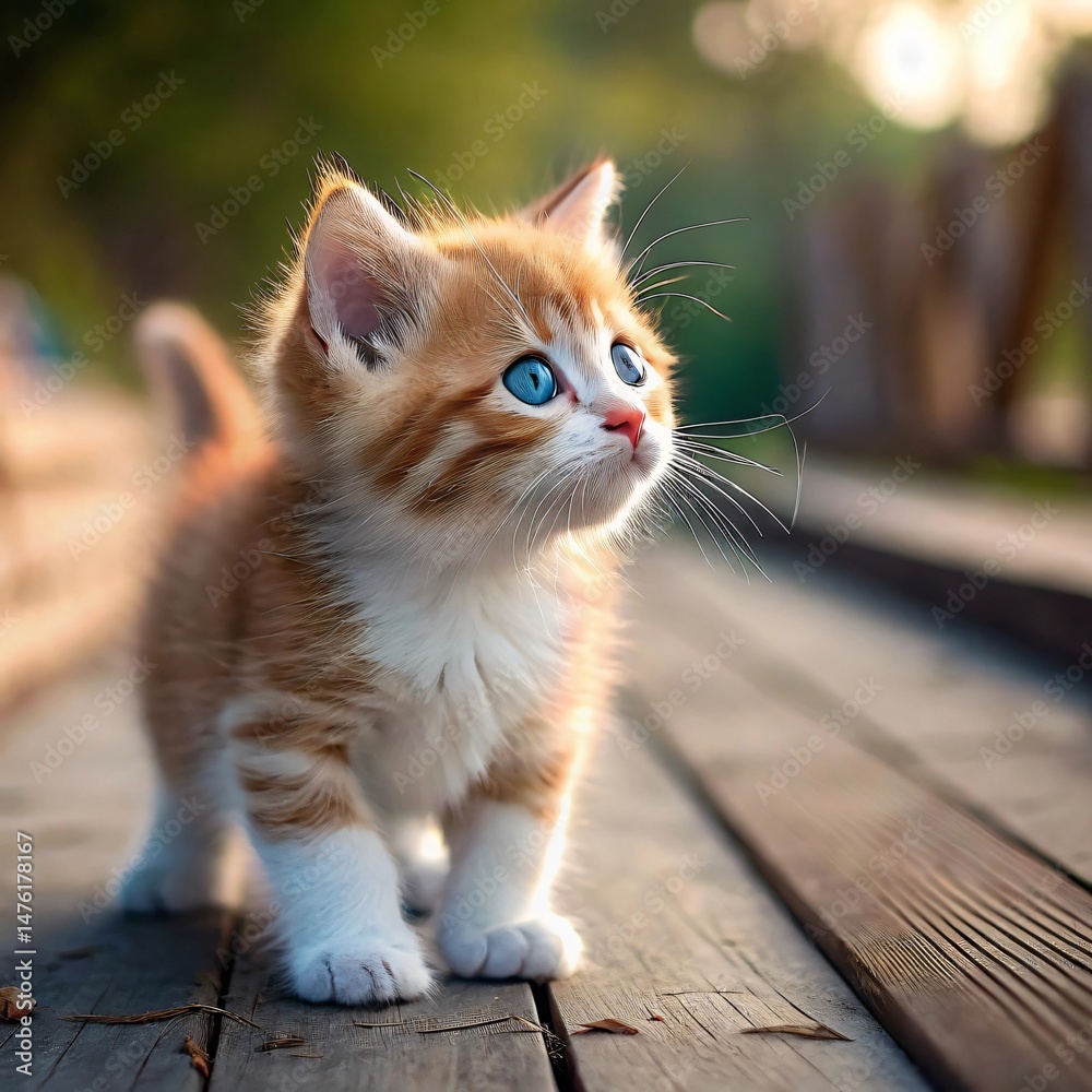 Obraz premium Ginger Tabby Kitten