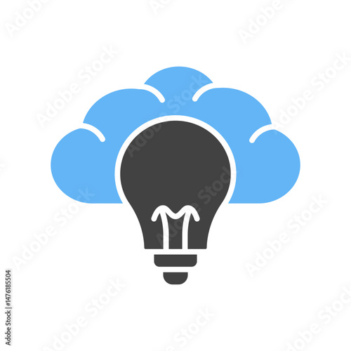 Brainstorming icon vector image. Suitable for mobile apps, web apps and print media.