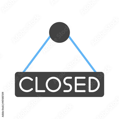 Closed icon vector image. Suitable for mobile apps, web apps and print media.