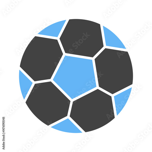 Football icon vector image. Suitable for mobile apps, web apps and print media.