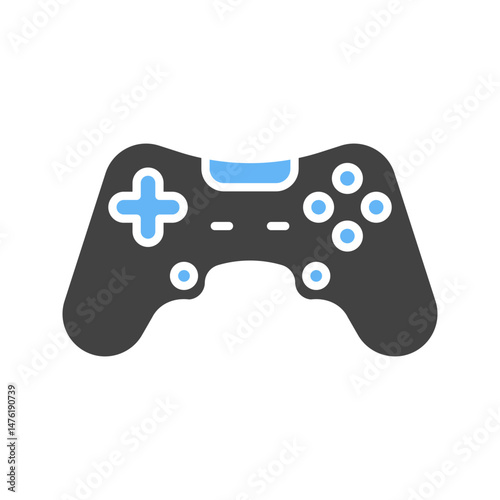 Game Controller icon vector image. Suitable for mobile apps, web apps and print media.
