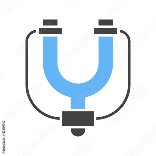 Slingshot icon vector image. Suitable for mobile apps, web apps and print media.