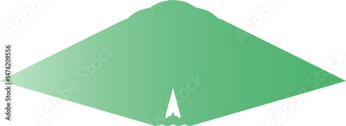 Aqua Green Graphic Elements – Soft Abstract Shapes for Creative Design