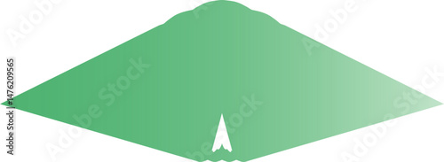 Aqua Green Graphic Elements – Soft Abstract Shapes for Creative Design