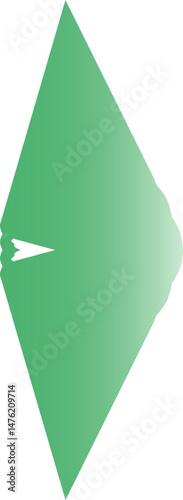 Aqua Green Graphic Elements – Soft Abstract Shapes for Creative Design