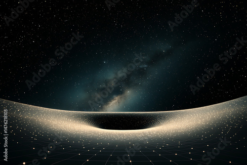 Milky Way Black Hole Space.