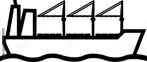 ship and boat icon in line style. water transport symbol. vessels for travel and transportation. isolated on transparent background