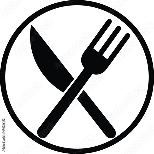 fork and knife icon vector illustration