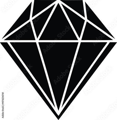 gemstone icon vector illustration