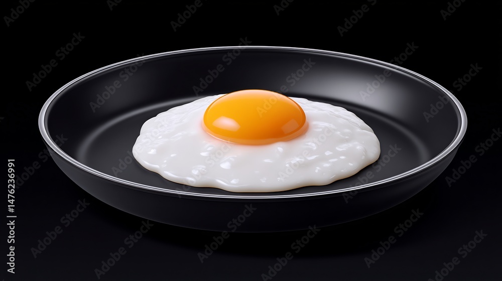 SunnySide Up Egg in Black Frying Pan. (1) SunnySide Up Egg in Black Frying Pan. (1)