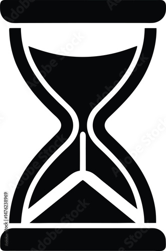 hourglass sand icon vector illustration