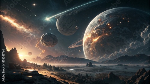 Chronicles of the Celestial Rift: A Cosmic Odyssey Begins