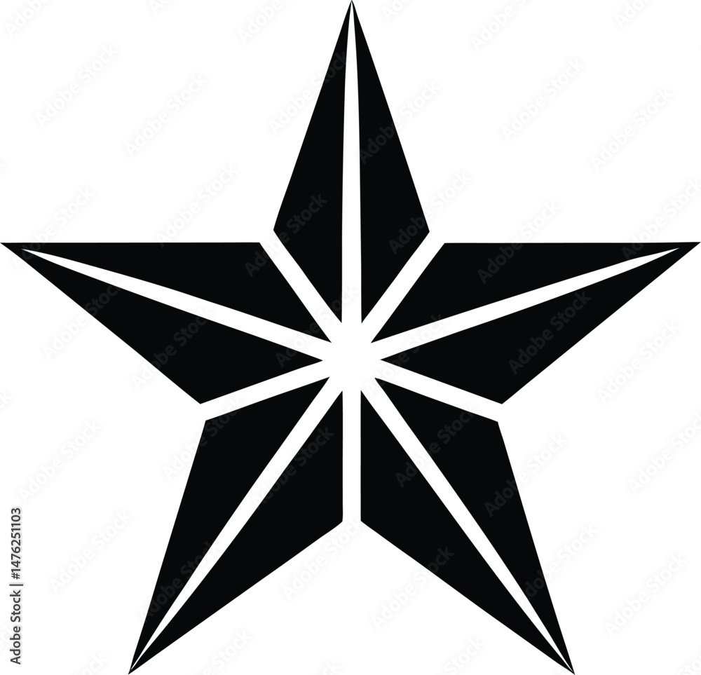 Obraz premium star icon vector illustration